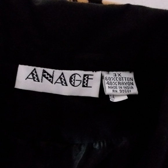 ☆☆SOLD☆☆ VTG Anage Animal Print Patchwork Jacket - Picture 7 of 8